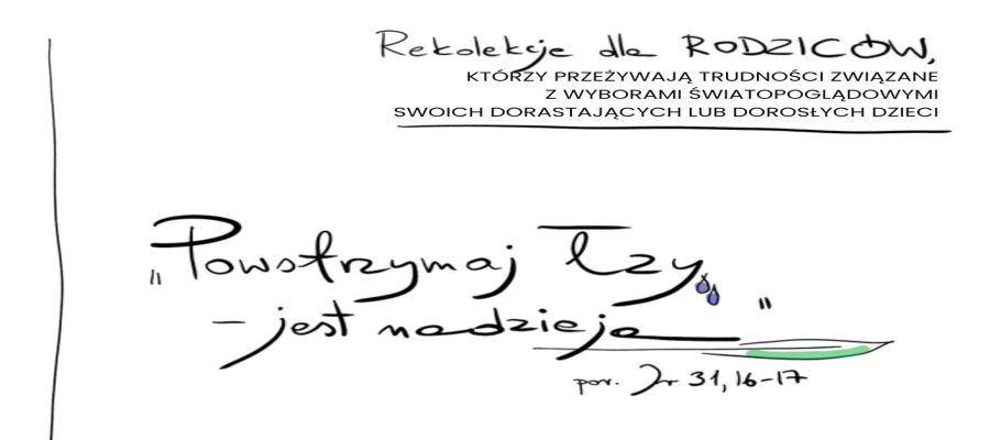 POWSTRZYMAJ ŁZY - JEST NADZIEJA