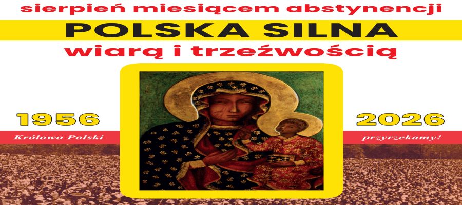SIERPIEŃ MIESIĄCEM ABSTYNENCJI